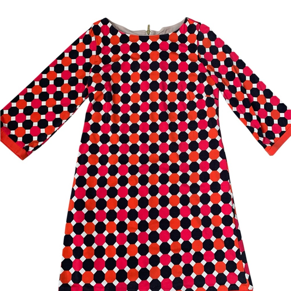 Colorful Geometric Vintage Style Dress